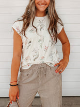 Load image into Gallery viewer, Soft Wildflower Vest Top- Stretchy
