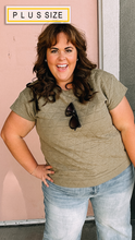 Load image into Gallery viewer, [PLUS SIZE] Quilted Olive Top
