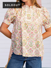 Load image into Gallery viewer, Ivy Patterend Blouse
