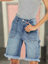 Load image into Gallery viewer, Callie KanCan Denim Bermuda Boxy-Stretch
