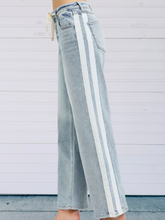 Load image into Gallery viewer, ALL Star Rope Barrel Track Wide Leg Denim- Stretchy
