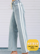 Load image into Gallery viewer, ALL Star Rope Barrel Track Wide Leg Denim- Stretchy
