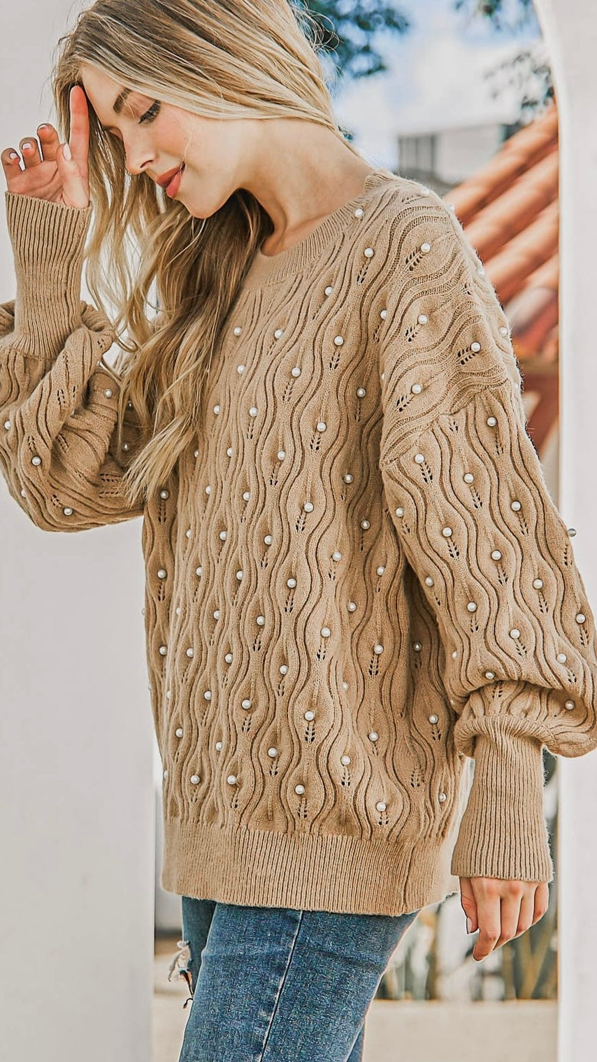 Lexi Pearl Pullover - stretch comfort