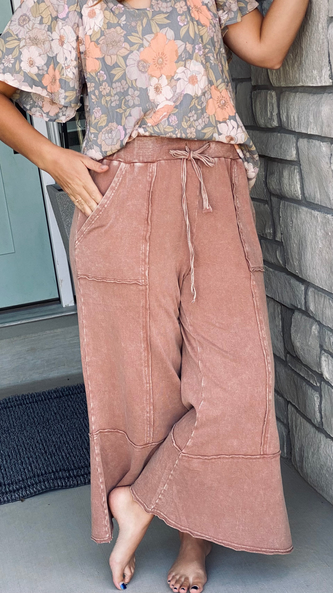 Desert Mocha Flutter Mineral Pants